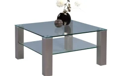Couchtisch Cilo, Klarglas, 78 cm