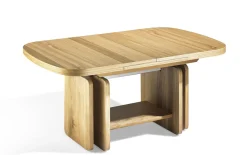 Couchtisch 1280H, Asteiche teilmassiv, inkl. Mittelauszug & Lift-Funktion