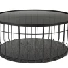 Couchtisch Lance L, schwarz