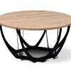 Couchtisch Mella 2, Artisaneiche/schwarz