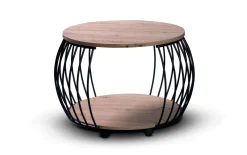 Couchtisch Peking 1, Artisaneiche/schwarz