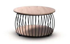 Couchtisch Peking 2, Artisaneiche/schwarz