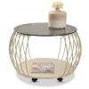 Couchtisch Vietnam 1, creme/bronze