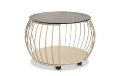 Couchtisch Vietnam 1, creme/bronze
