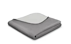 Decke Basic Soft HS , graphit/silber, 150 x 200 cm