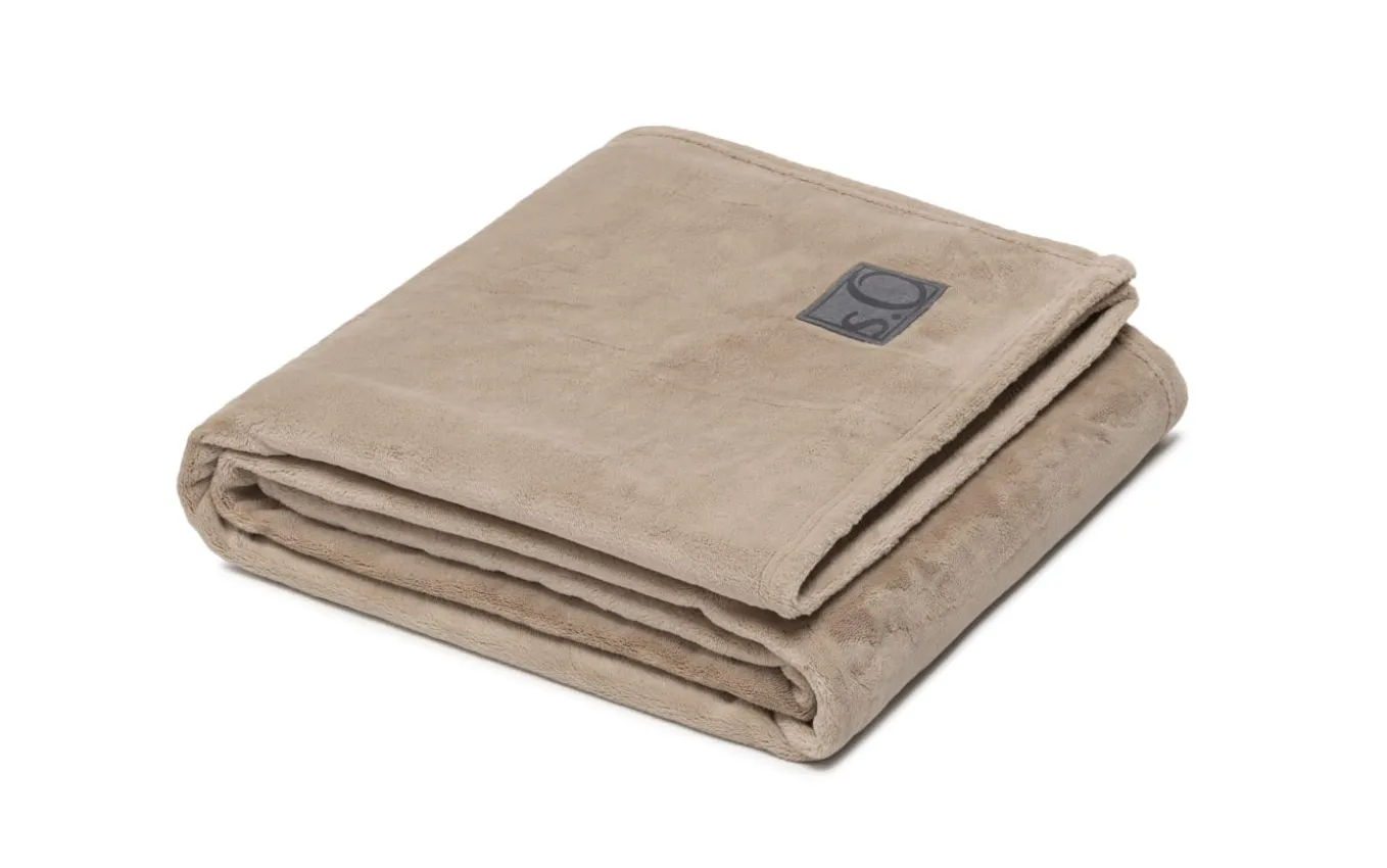 Decke Kuschelsoft, camel, 150 x 200 cm
