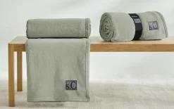 Decke Kuschelsoft, salbei, 150 x 200 cm