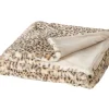 Decke Leony, beige/braun, 150 x 200 cm