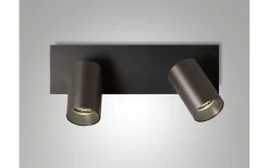 Deckenleuchte Flores, schwarz, 2-flammig