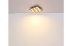 Deckenleuchte Hayden, dunkelbraun/schwarz