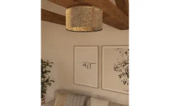 Deckenleuchte HONTONGAS, Heu/beige