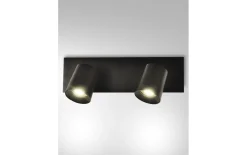 Deckenleuchte Modo, schwarz, 2-flammig, 35 cm