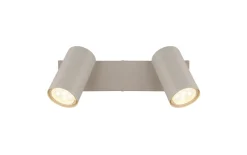 Deckenleuchte Robby, sandfarbig, 2-flammig