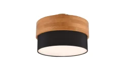 Deckenleuchte Seasons, holzfarbig/schwarz, 30 cm
