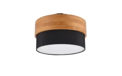 Deckenleuchte Seasons, holzfarbig/schwarz, 30 cm