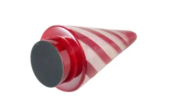Dekoaufsteller Sugis, rot/weiß, 15 cm