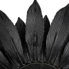 Dekospiegel Lilly, schwarz/goldfarbig, 60 cm