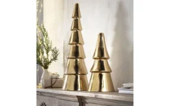 Deko Tannenbaum klein, gold, 25 cm