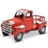 Deko-Truck, rot/weiß, 45,5 x 23,5 cm