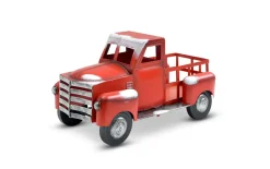 Deko-Truck, rot/weiß, 45,5 x 23,5 cm