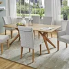 Design-Tisch Modella, Wildeiche massiv
