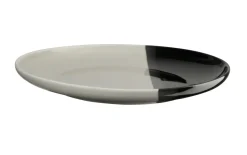 Dessertteller Joy, schwarz/grau, 22 cm