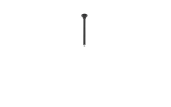 Distanzhalter DUOline, schwarz matt, 12,5 cm