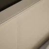 Doppelbett Savona 2.0, Bianco-Eiche massiv, 180 x 200 cm, mit Polsterkopfteil