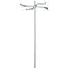 Drehkreuz für Jutzler-Schränke, chromfarbig, Durchmesser 70 cm