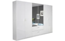 Drehtürenkleiderschrank Passau, alpinweiß, 270 x 210 cm