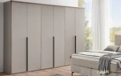 Drehtürenschrank Ajana Scale Spin, fango, 302 x 223 cm