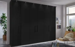 Drehtürenschrank Denver, graphit, 300 x 216 cm
