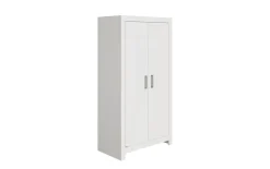 Drehtürenschrank Fiona, kreideweiß, 110 x 205,3 x 55,3 cm
