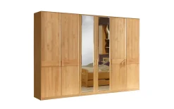 Drehtürenschrank Lausanne, Erle teilmassiv, 300 x 216 cm