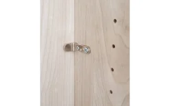 Drehtürenschrank Luxor 3, Steineiche-Nachbildung, 250 x 220 cm