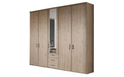 Drehtürenschrank Luxor 3, Steineiche-Nachbildung, 250 x 220 cm