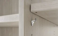 Drehtürenschrank Luxor 3, Steineiche-Nachbildung, 250 x 220 cm