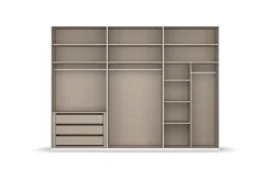 Drehtürenschrank Montclar, fango, 301 x 223 cm, inkl. hochwertiger Innenausstattung
