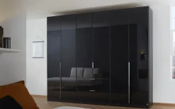Drehtürenschrank Quadra, basalt, 271 x 229 cm
