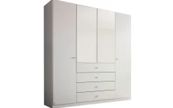 Drehtürenschrank Sinsheim, alpinweiß, 181 x 197 cm