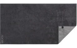 Duschtuch Classic Doubleface, anthrazit, 80 x 150 cm