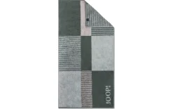 Duschtuch Divided Squares, salbei, 80 x 150 cm