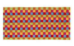 Duschtuch Lifestyle Karo, multicolor hell, 70 x 140 cm