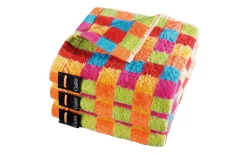 Duschtuch Lifestyle Karo, multicolor hell, 70 x 140 cm
