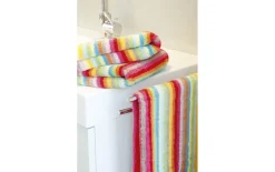 Duschtuch Lifestyle Streifen, multicolor hell, 70 x 140 cm
