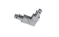 Eckverbinder DUOline 2 x max. 600 W in titanfarbig, Schutzleiter innenliegend