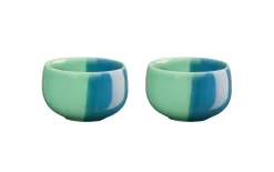 Eierbecher Joy, blau/grün, 2-teilig