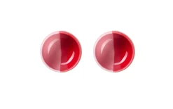 Eierbecher Joy, rot/rosa, 2-teilig
