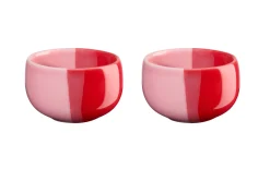 Eierbecher Joy, rot/rosa, 2-teilig