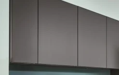 Einbauküche Esilia, grafitschwarz, inkl. Elektrogeräte